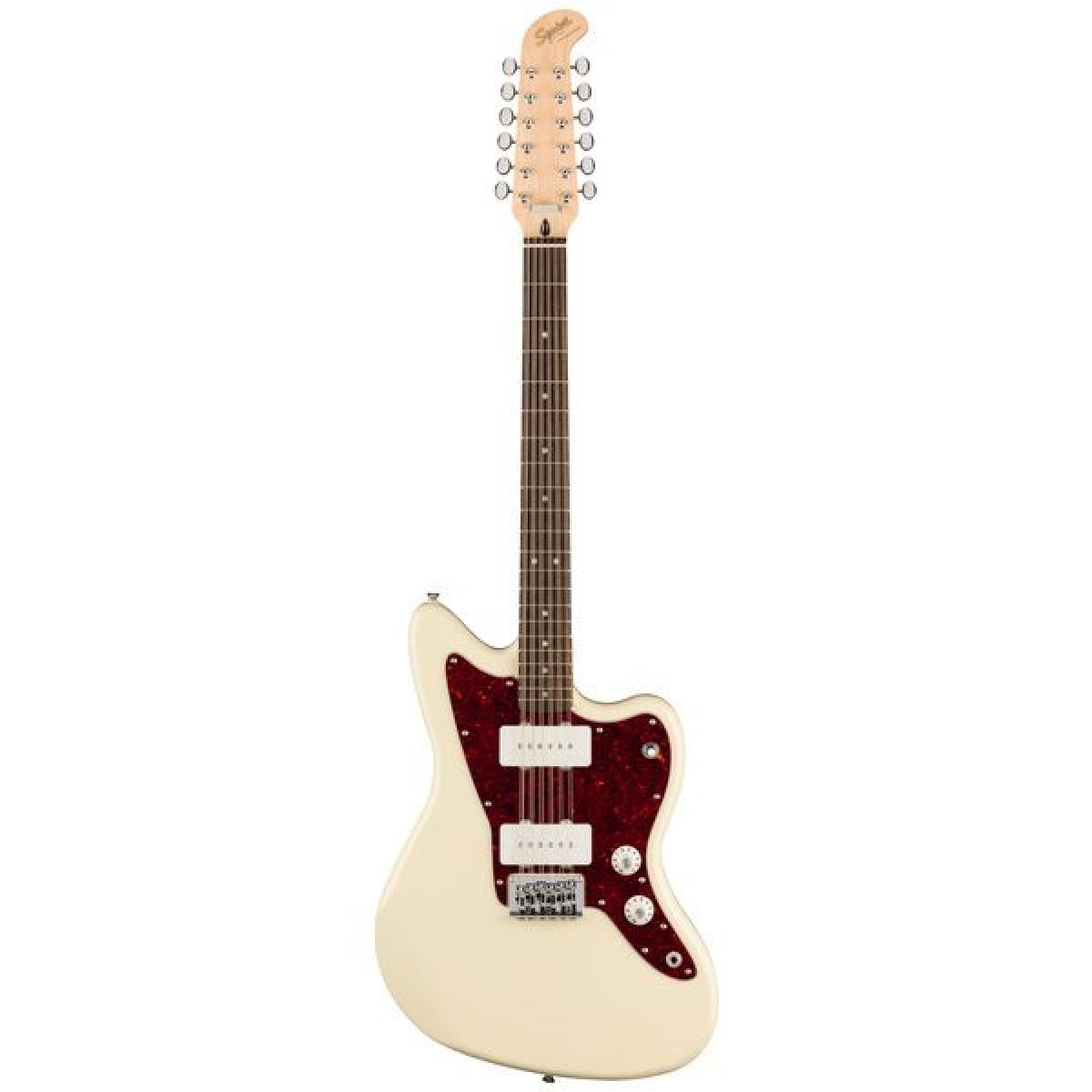 Squier Paranormal Jazzmaster XII OW Creme  Droitier 12 Cordes