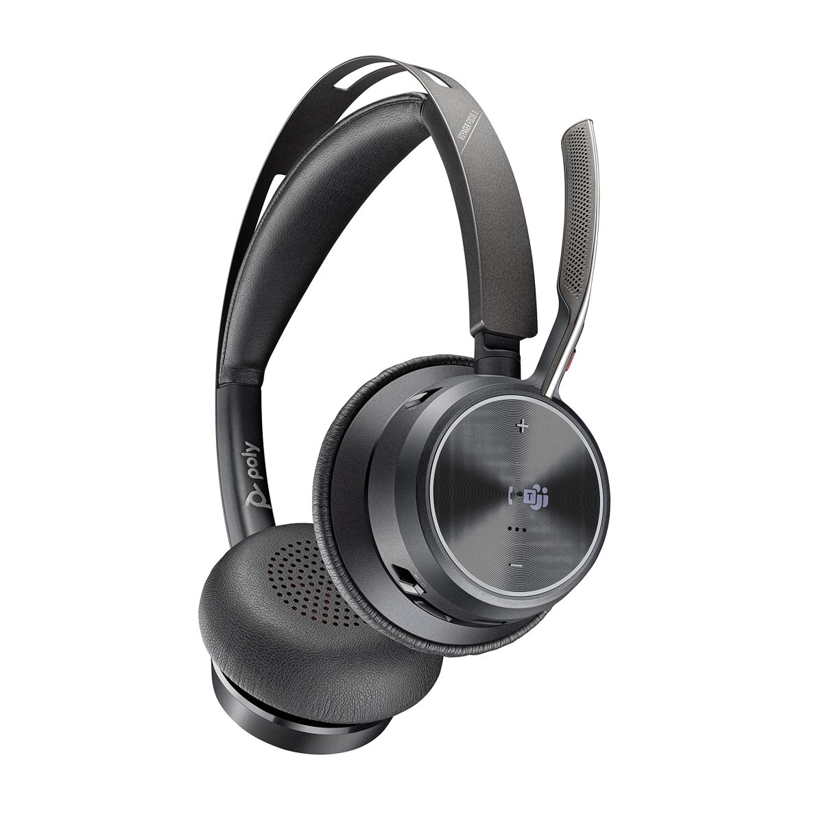 Poly voyager focus 2 casque + micro noir