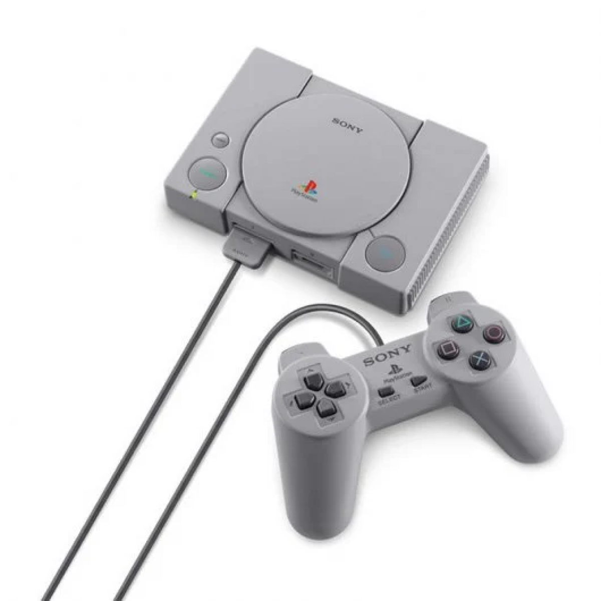 Sony Mini PS1 Réédition + 20 Jeux Pré-Chargés   + 1  manette