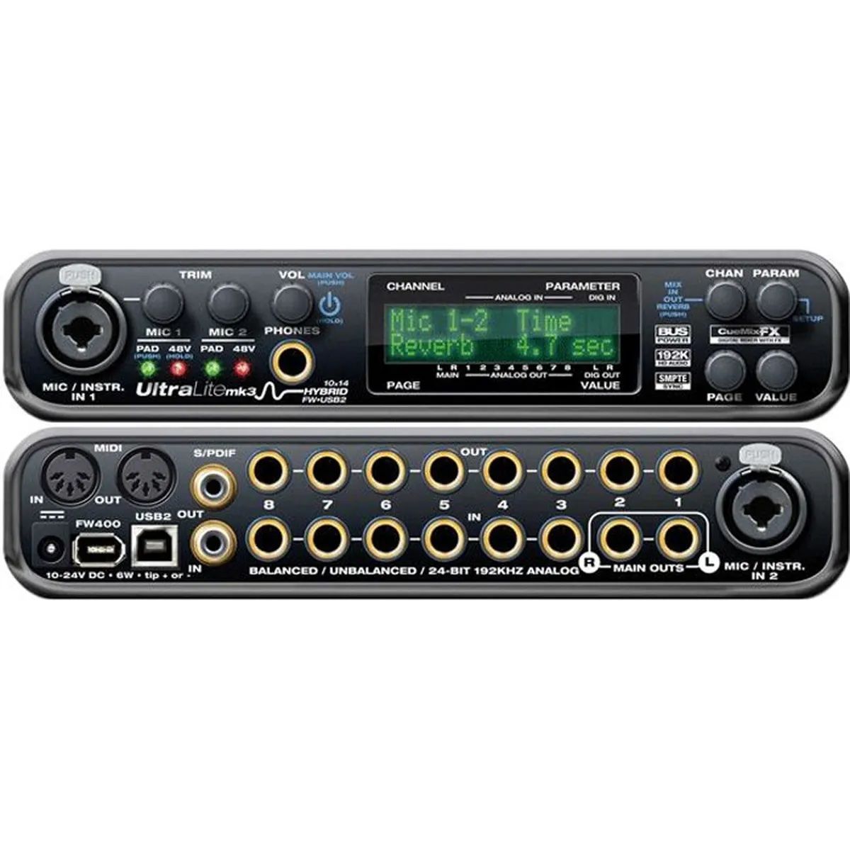 Motu UltraLite MK3 Carte son Firewire