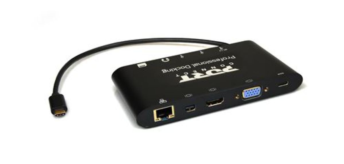 Port Connect USB Type C PD Travel Docking 901906  Noir