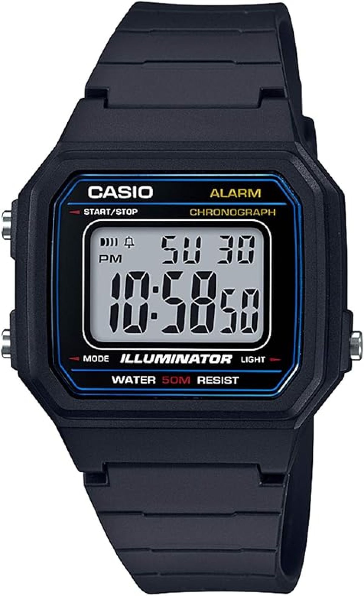 Casio W-217H Quartz NOIR