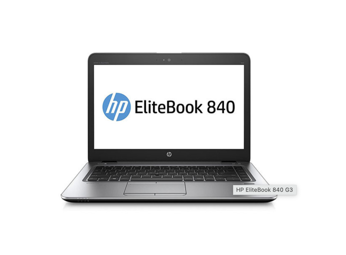 HP EliteBook 840 G3 i3-6100 CPU 8 Go SSD 256 Go