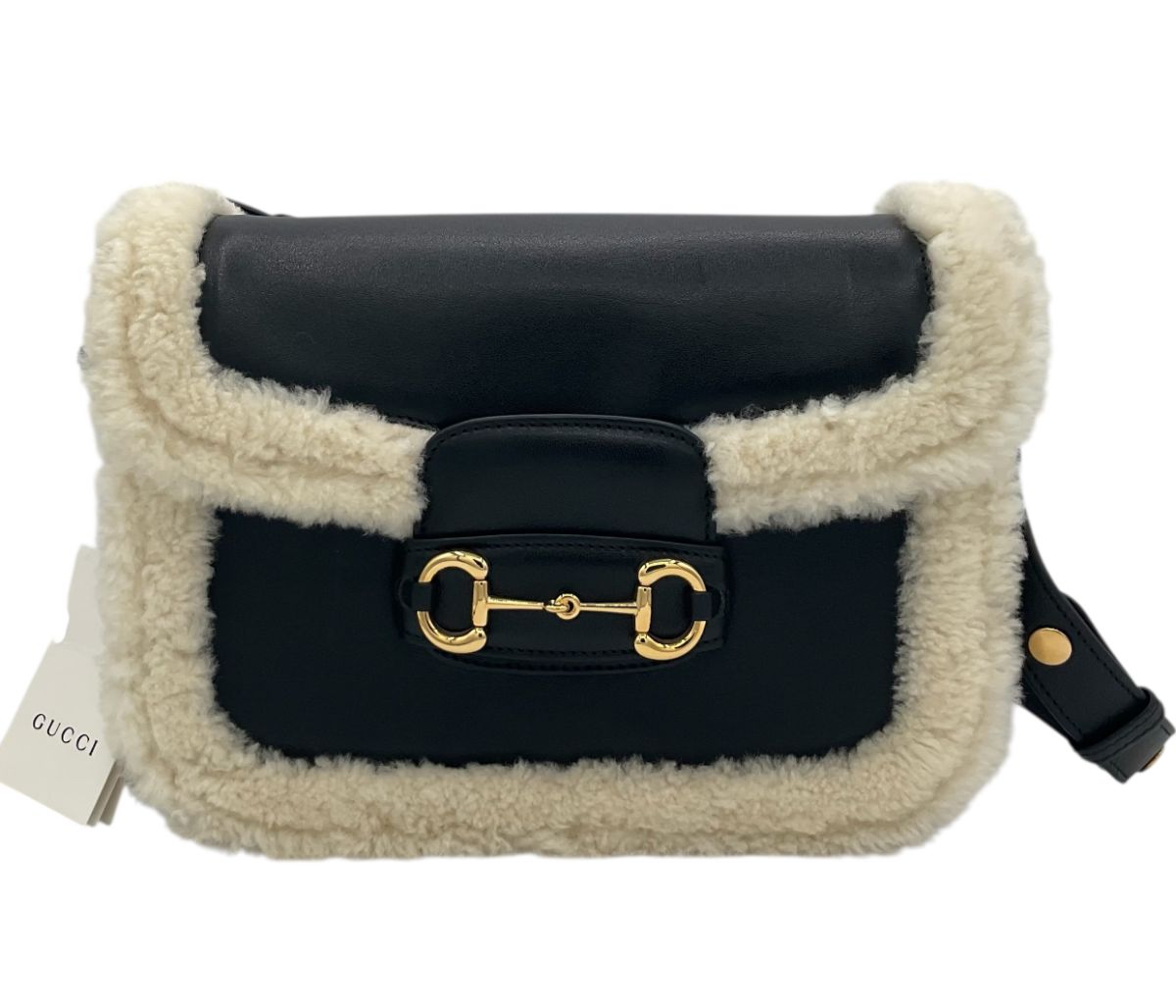 Gucci Horsebit 1955 Medium Cuir Noir