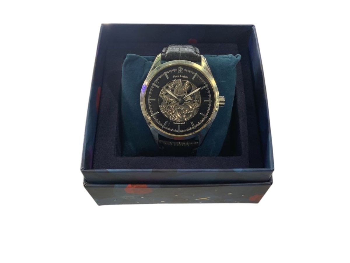 Pierre Lannier 310B1 Automatique Gris Cuir
