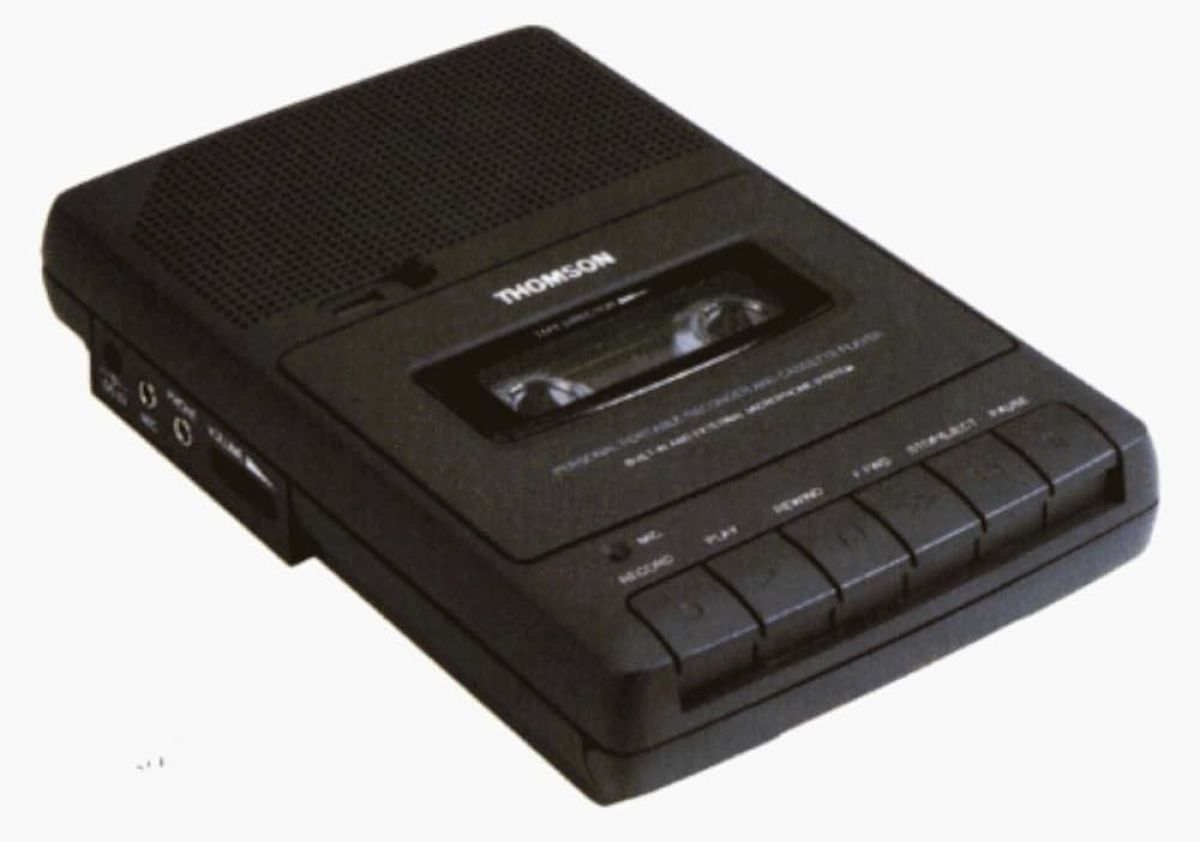 Thomson MG3000 Magnétophone à K7 Noir