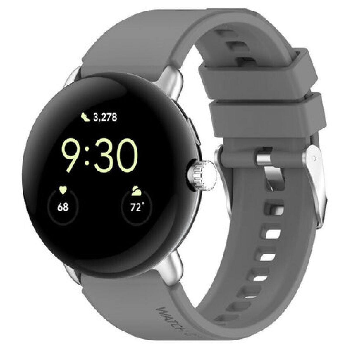 Google Pixel watch 2 Noir Bracelet silicone