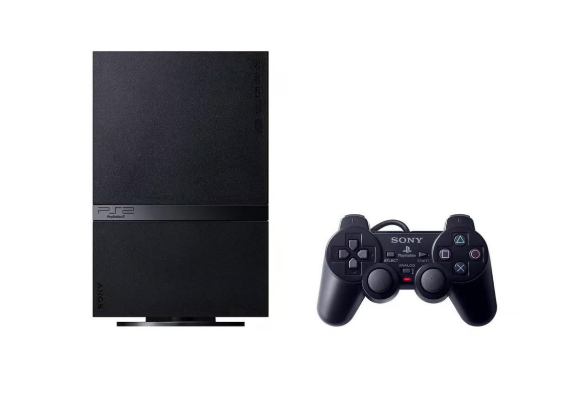 Sony Playstation 2 Slim  Noir + 1  manette