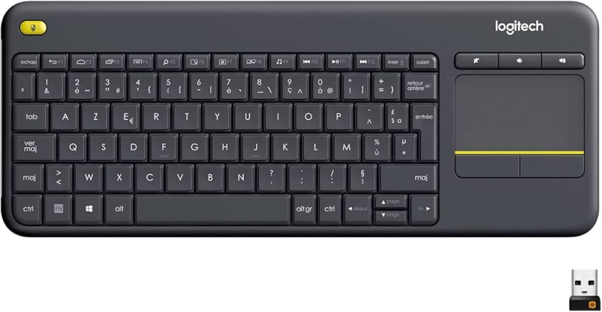 Logitech R400+ Clavier trackpad Noir
