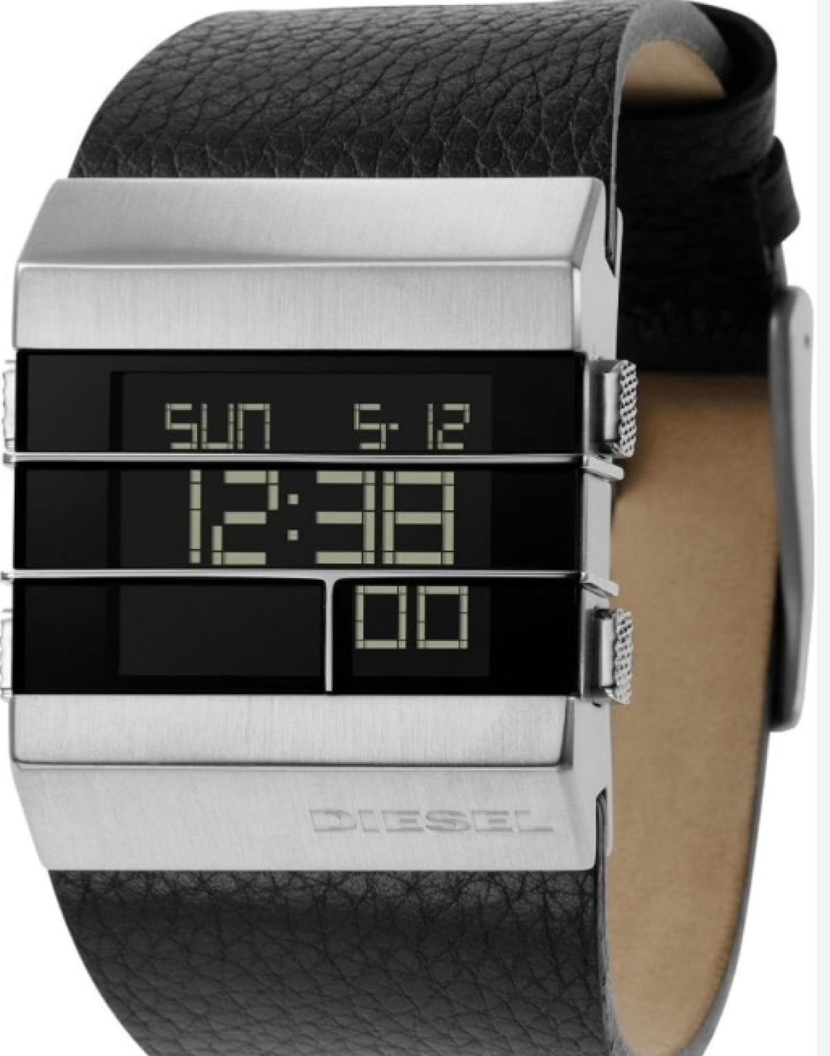 Diesel DZ 70 69  Argent Cuir