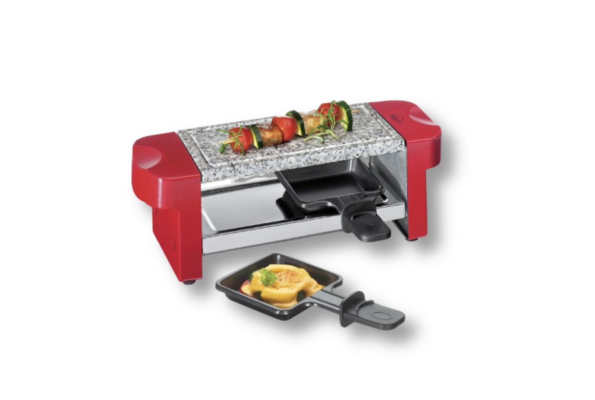 Kuchenprofi Raclette 2 Personnes Appareil à raclette Rouge
