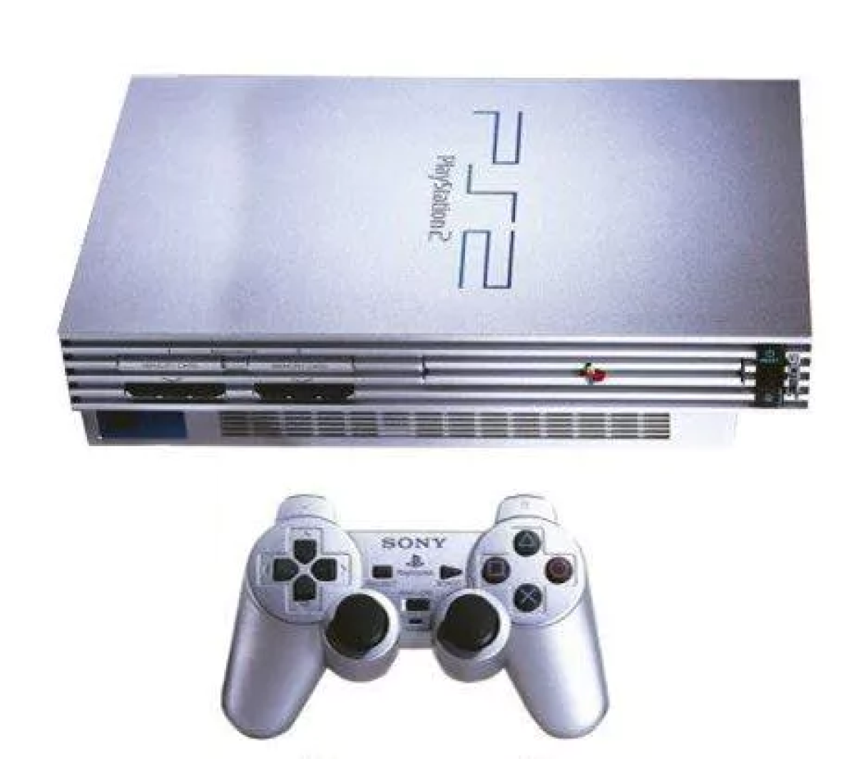 Sony PlayStation 2 Fat PS2  Gris + 1  manette Console