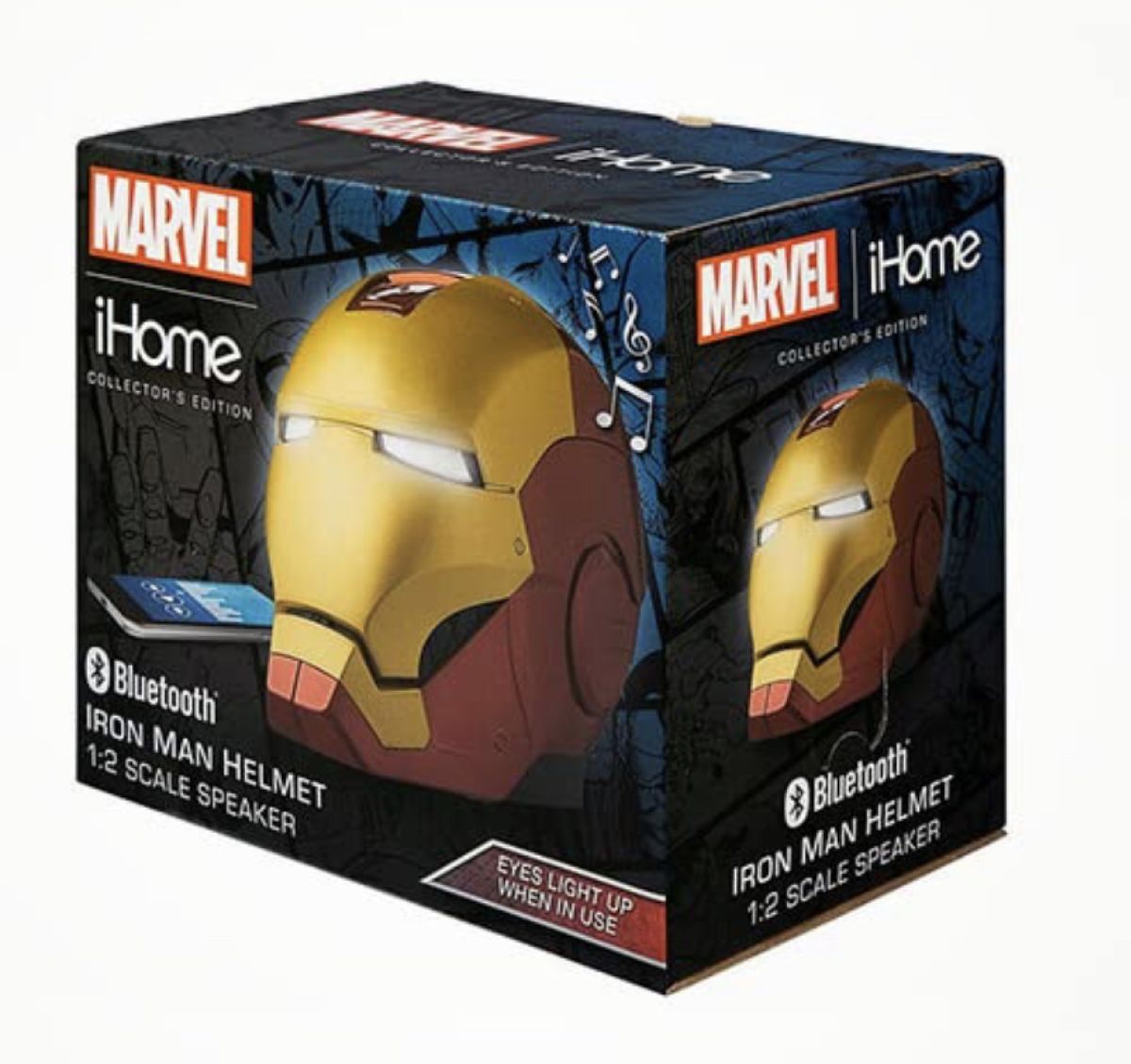 iHOME Marvel Iron Man Helmet Bluetooth Rouge