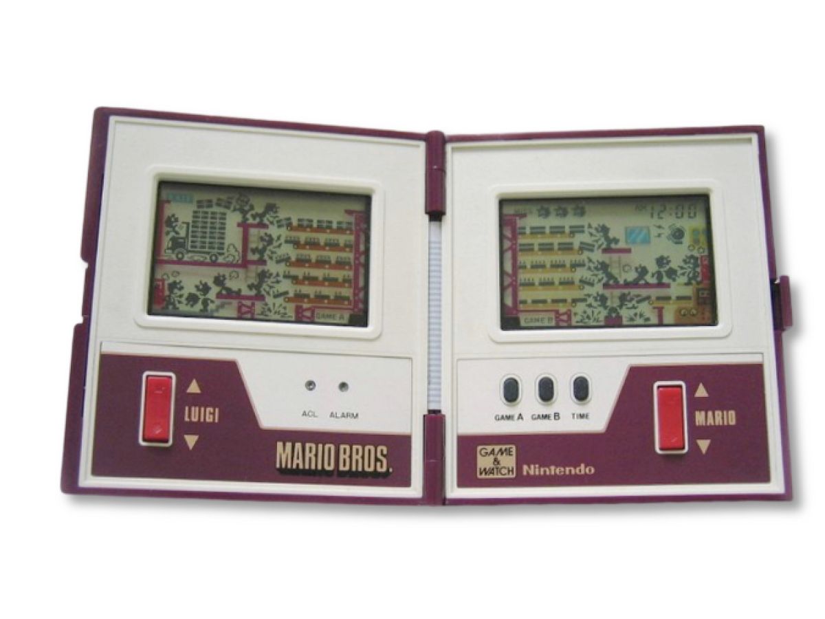 Nintendo Game & Watch mario bros Console Or