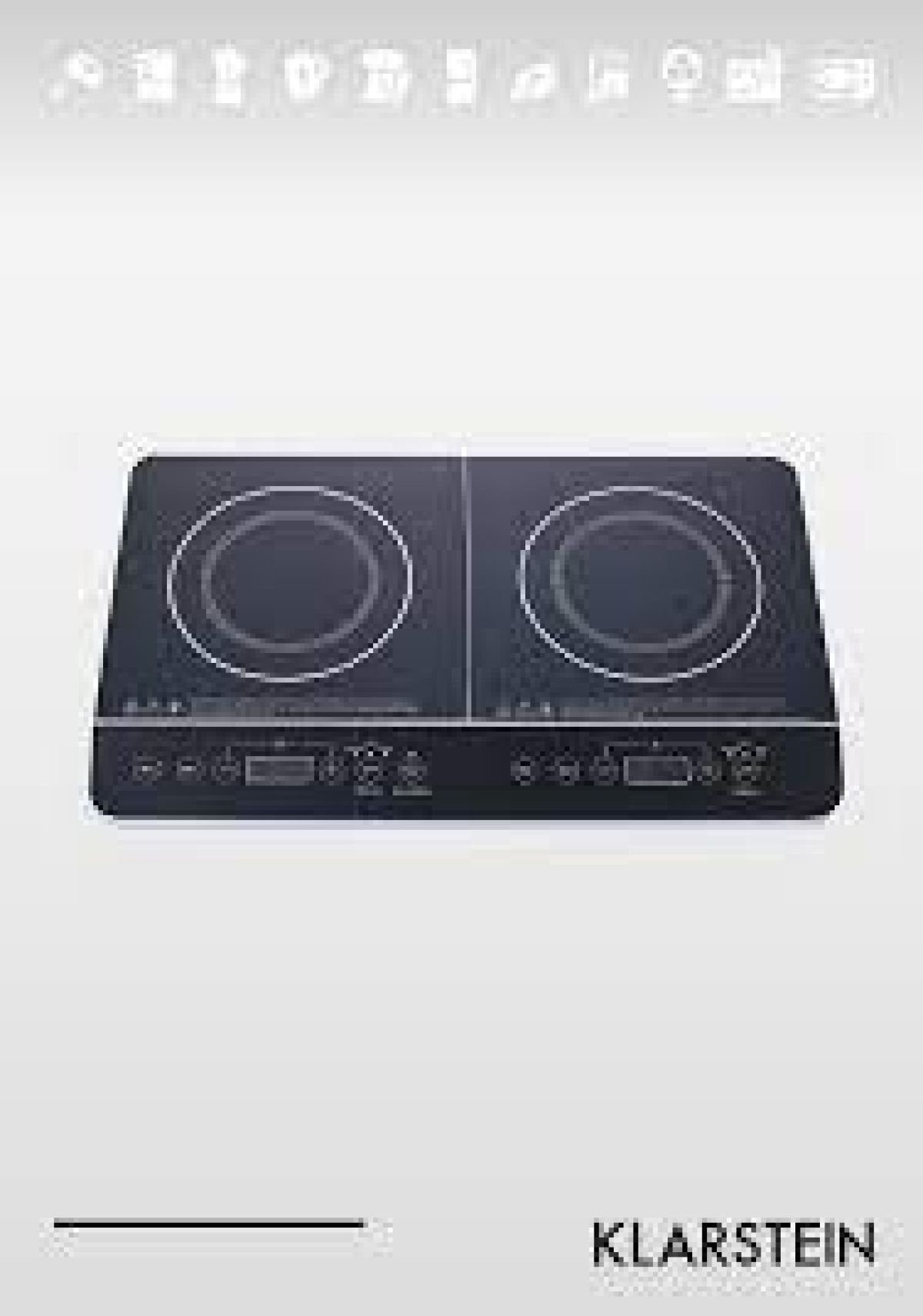 Klarstein 10030684 Réchaud / Plaque de cuisson Noir Induction