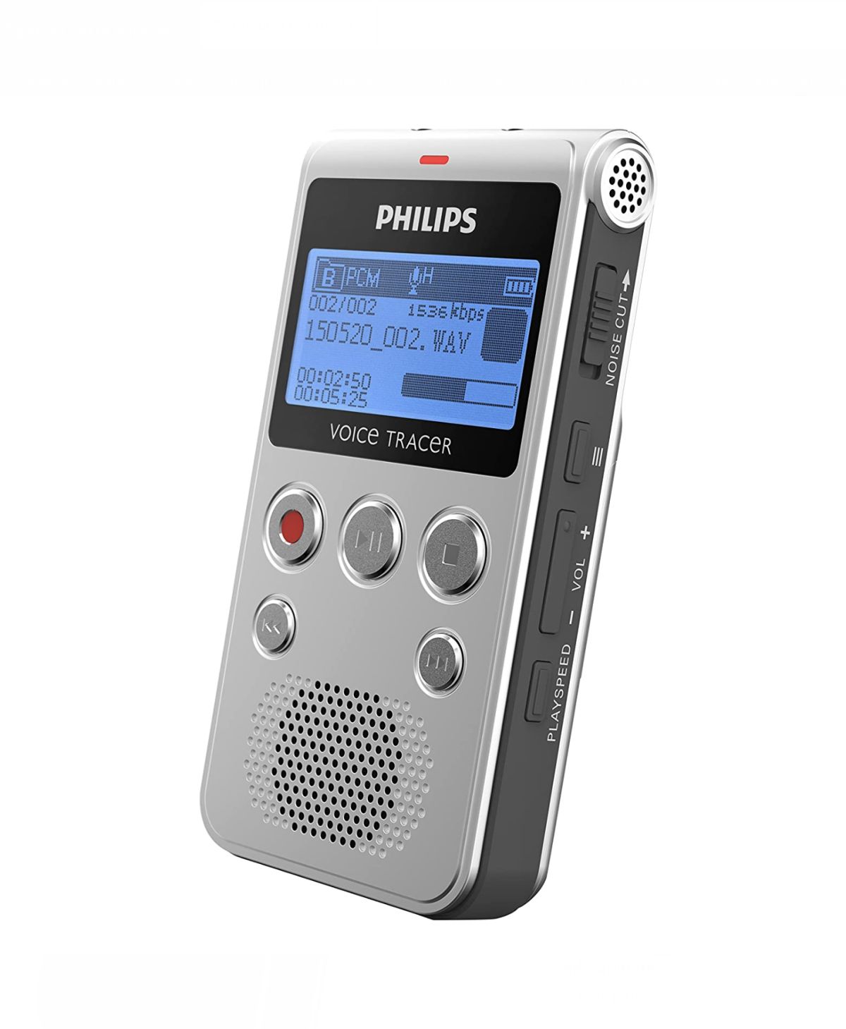 Philips DVT-1300 Dictaphone Numérique Gris argent 4 Go