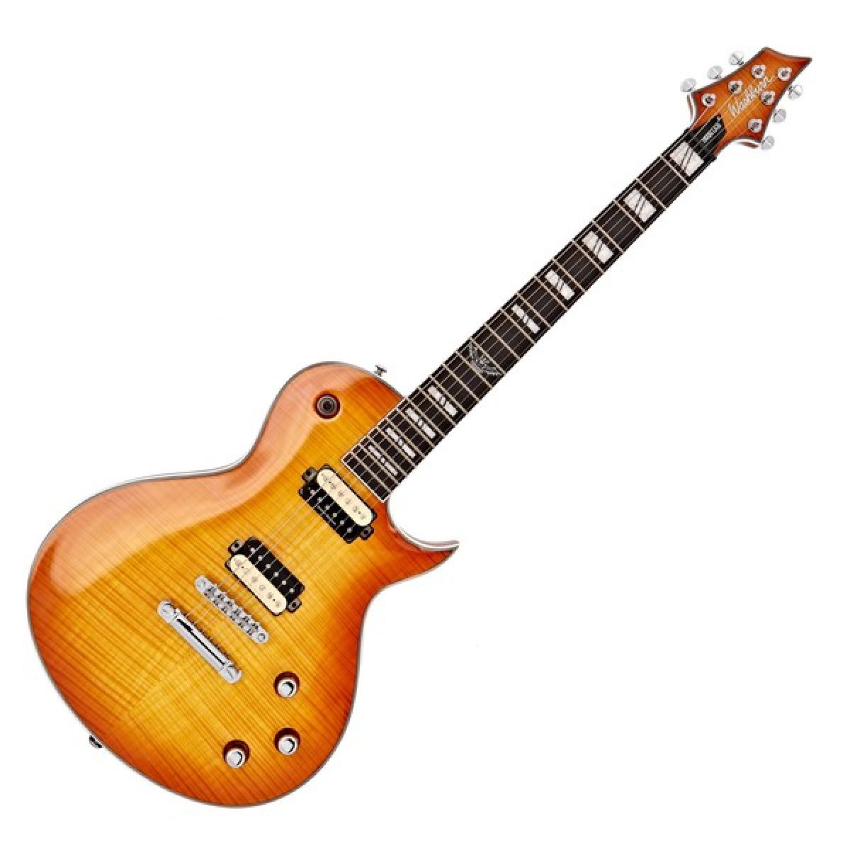 Washburn L200F Flame Honey Burst Solid body Droitier