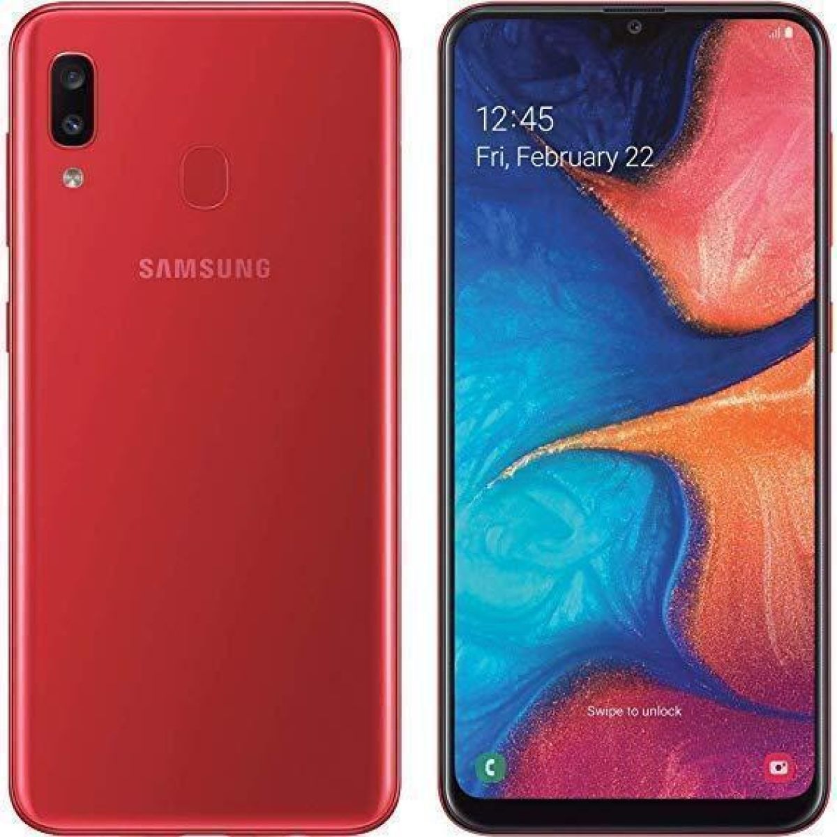 Samsung Galaxy A20 32 Go Rouge Débloqué