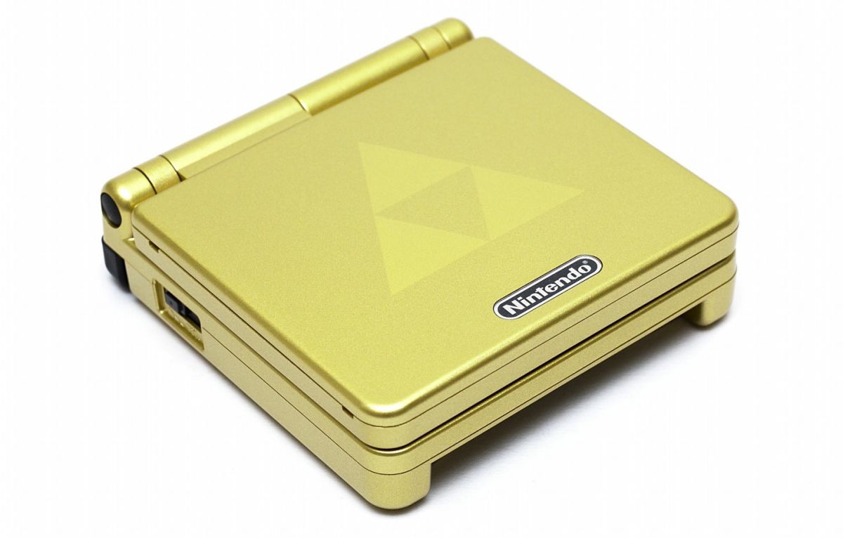 Nintendo Game Boy Advance SP Zelda Majoras Mask Or