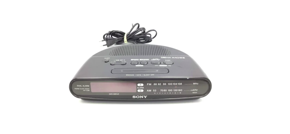 Sony Dream Machine icf-c390l Radio-réveil Noir
