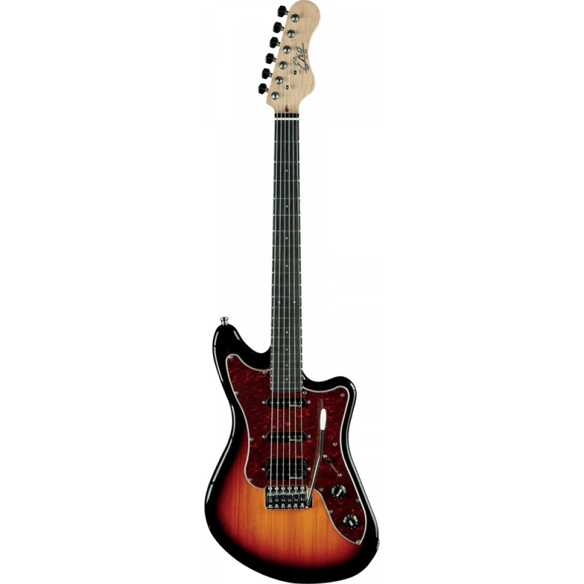 Eko Camaro Vintage Reissue HSS Vintage Burst   Droitier