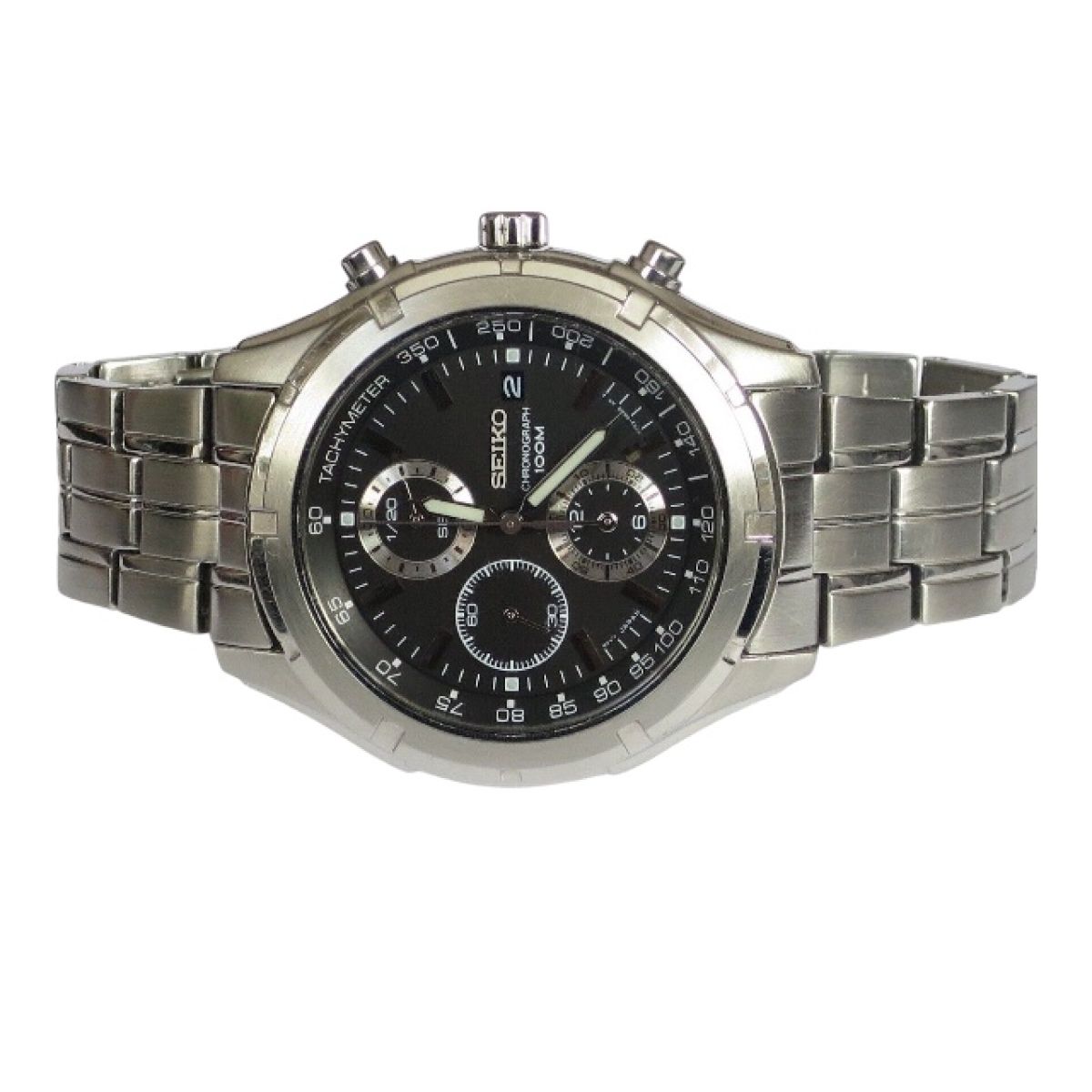 Seiko 7T92-0LR0 Quartz Gris Acier