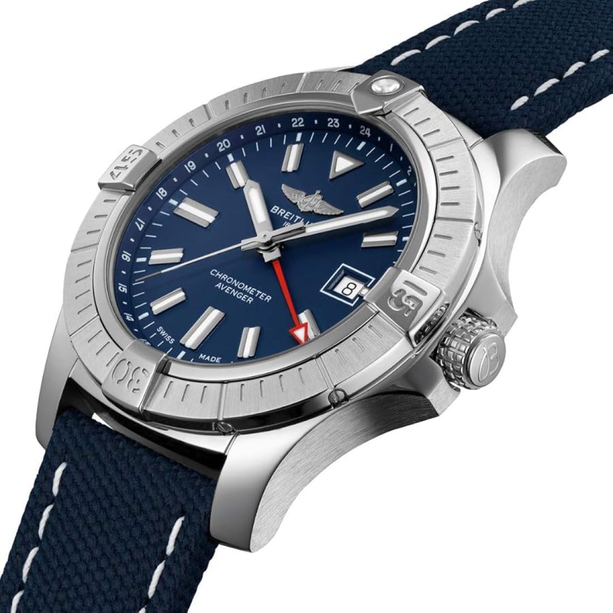 Breitling Avenger Automatic GMT 43 Automatique Acier Bleu