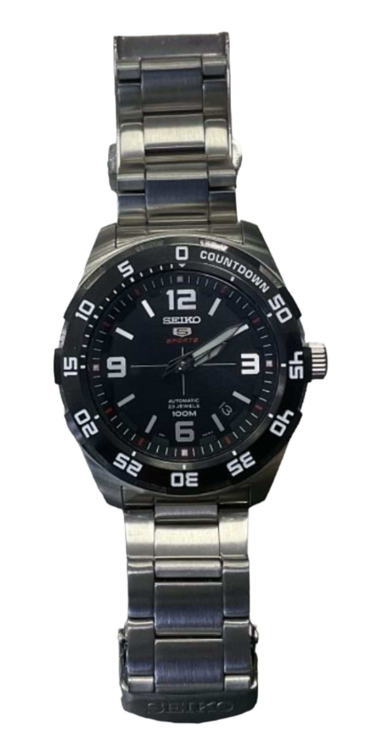 Seiko 5 Sport Automatique Acier gris