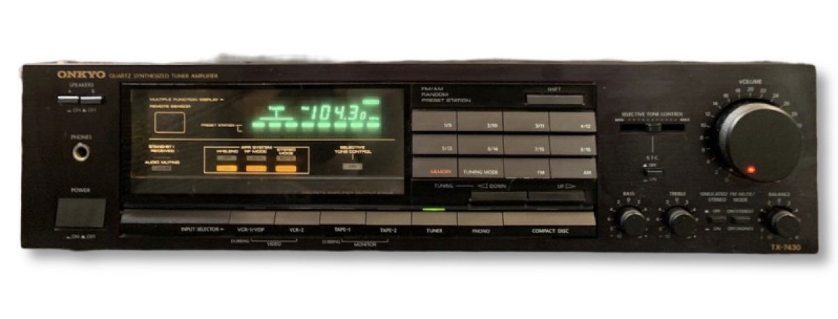 Onkyo TX-7430 Stéréo 2x45 W Noir