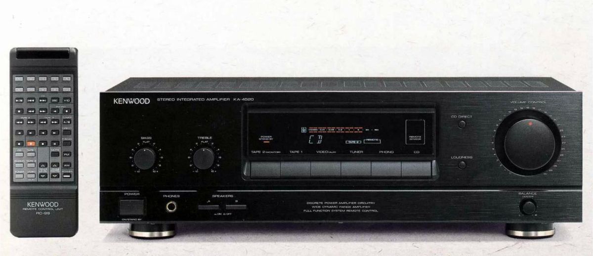 Kenwood KA-4520 Stéréo 200W Noir