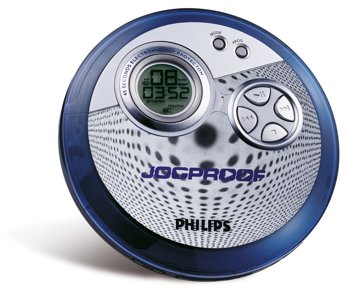 Philips AX3301/00Z Baladeur CD Bleu
