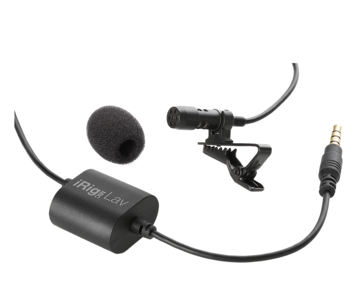 IK Multimedia iRig Mic Lav Mic Serre-tête / cravate
