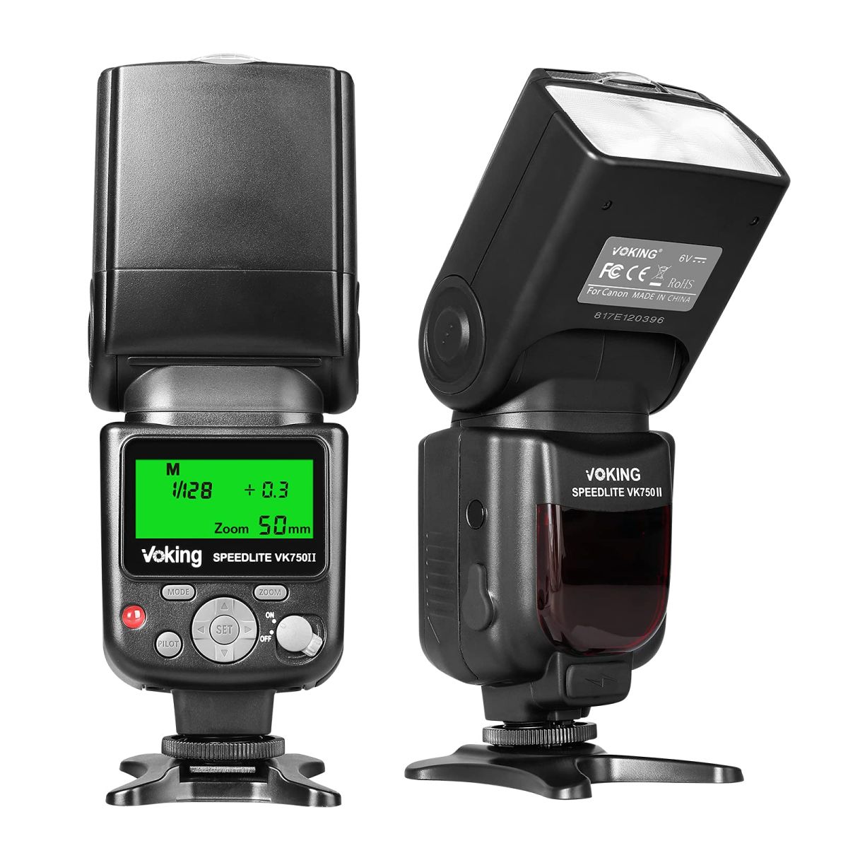 Voking Speedlite VK750II Flash Noir Pour Canon