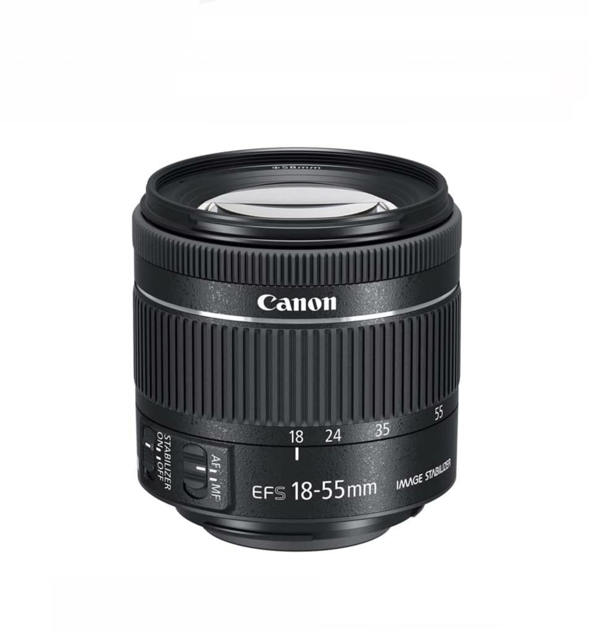 Canon EF-S 18-55mm 1:4-5.6 IS STM Téléobjectif pour Canon Reflex