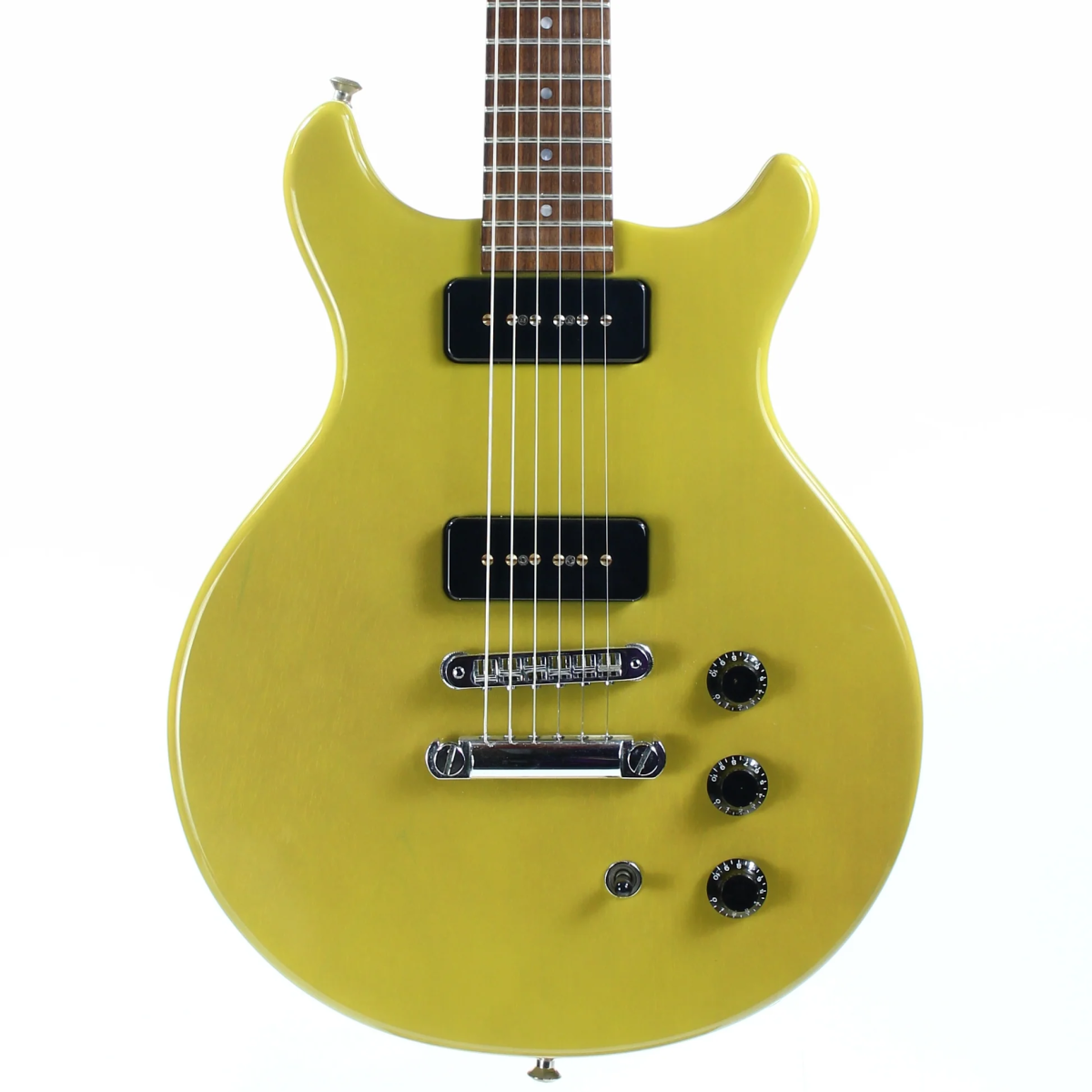 Hamer USA Special P90 1994 Jaune Type SG Double cut Droitier