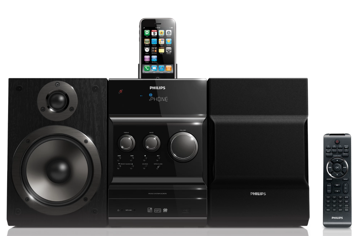 Philips DCM378 Lecteur CD  Noir