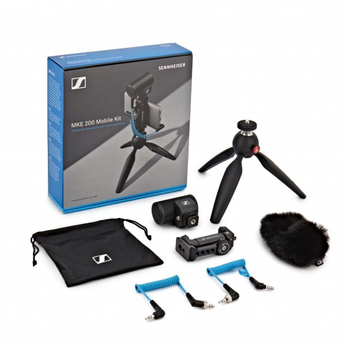 Sennheiser MKE 200 Mobile Kit Micro pour caméra Noir