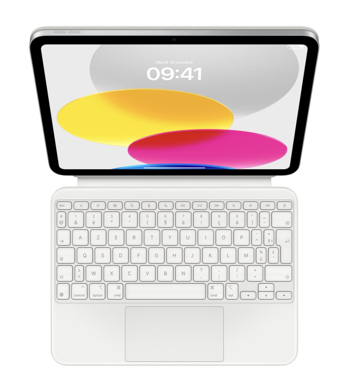 Apple Magic Keyboard Folio pour iPad (10ᵉ génération) Clavier Blanc A2695