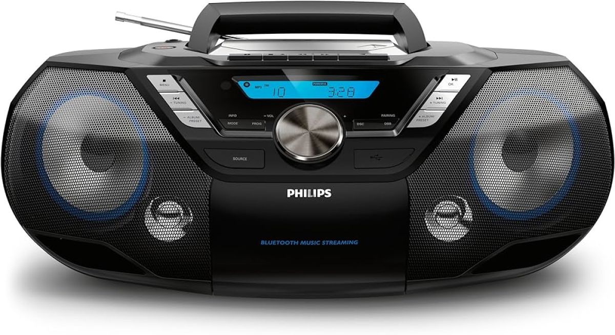 Philips AZB798T Bluetooth / CD / K7  Noir